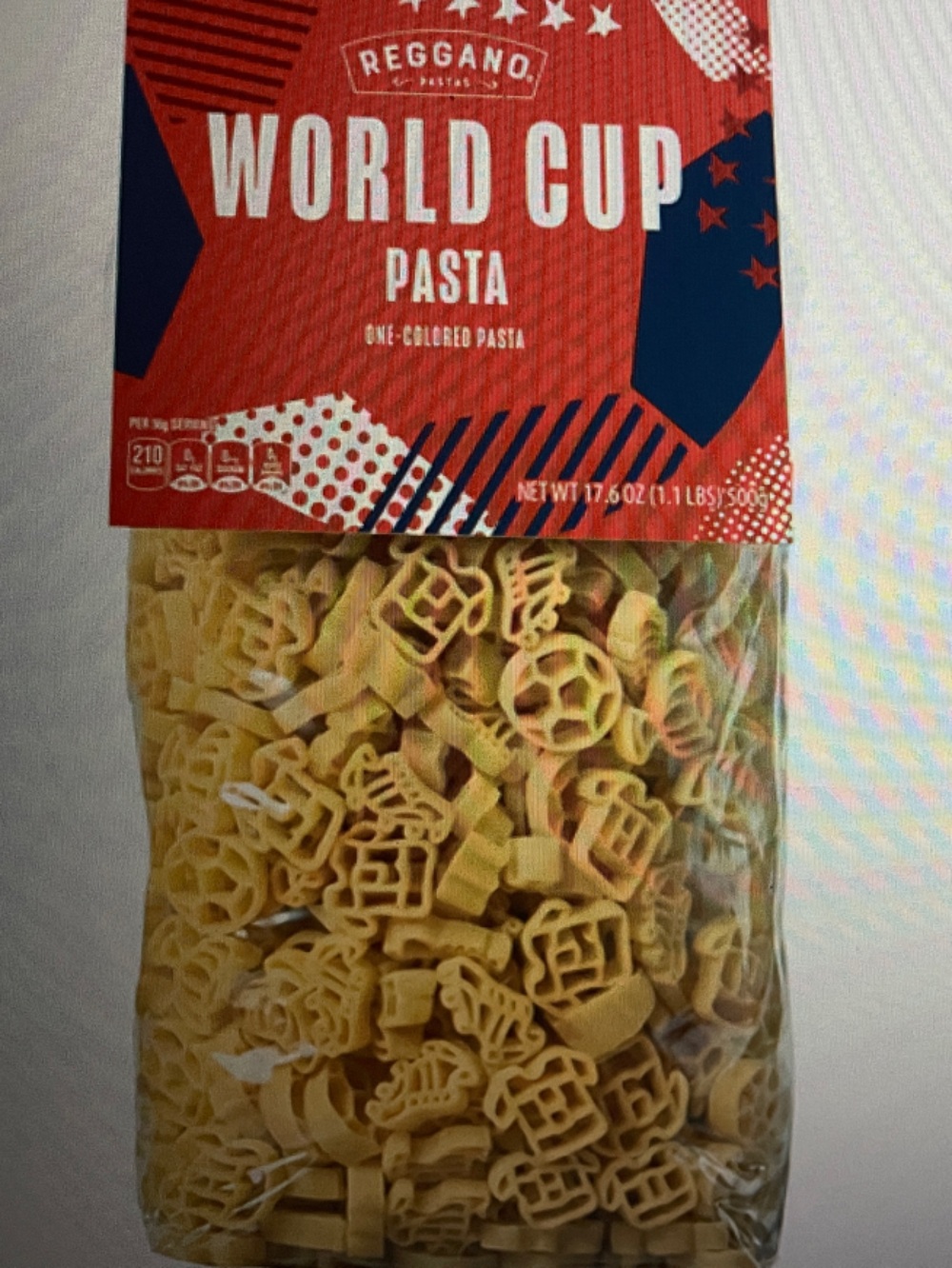 World Cup Soccer-Themed Pasta Shapes